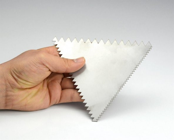 Üç Tarafı Dişli Metal Sistre - Resim 3