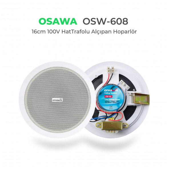 Osawa Osw 608 16CM Asma Tavan Hoparlörü