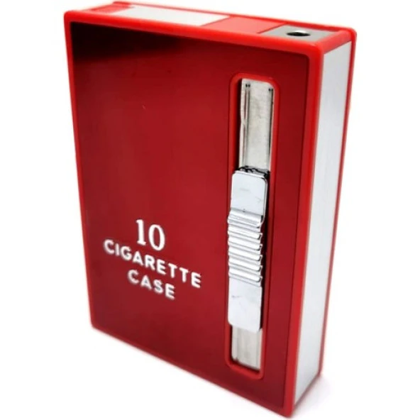 Alsepete AVM Kırmızı Rezistanslı Gazlı Çakmaklı Sigara Tabakası