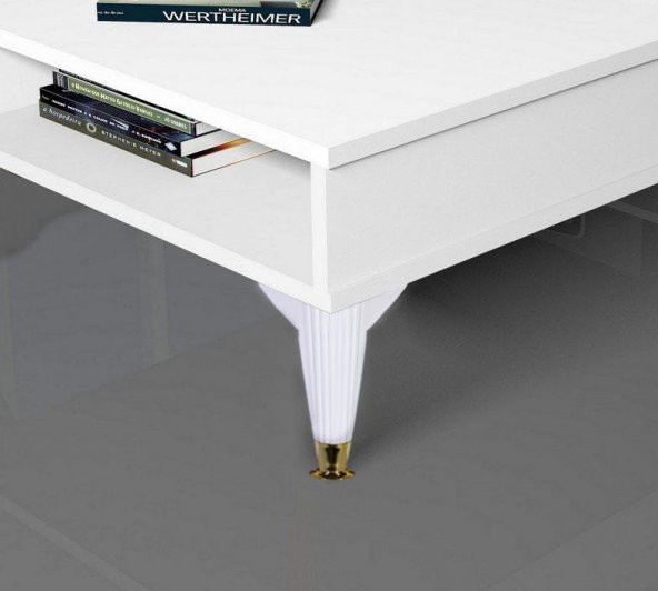 Mobilya Kanepe Masa Sehpa Ayağı Baza Ayak Beyaz 17 cm (4 Adet) - 4