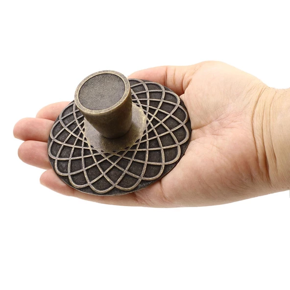 Dinar Eskitme Antik Sarı Metal (5 ADET) Mobilya Mutfak Çekmece Dolap Dolabı Kulpu Kulbu Kulpları - Resim 2