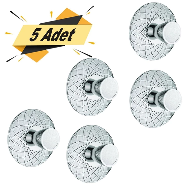 Dinar Çekmece Dolap Dolabı Kapak Kulpu Kulpları Kulbu Krom Metal Kulp (5 ADET) Mobilya Mutfak