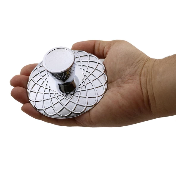 Dinar Çekmece Dolap Dolabı Kapak Kulpu Kulpları Kulbu Krom Metal Kulp (5 ADET) Mobilya Mutfak - 2