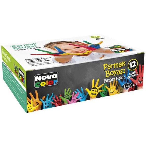 Nova Color Parmak Boyası 12 Li Takım NC-460 ürün görseli