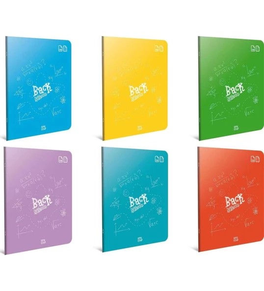 Gıpta Back Tel Dikiş Plastik Kapak Defter A4 40 YP Çizgili 4979