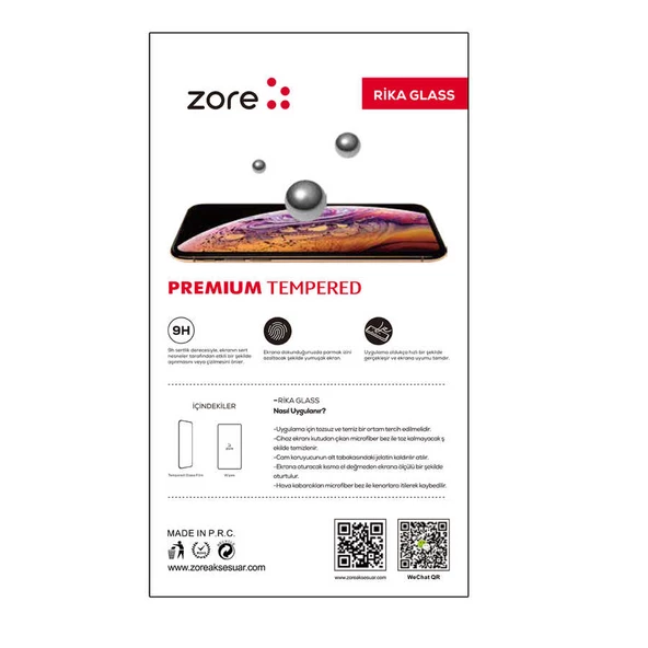 Apple iPhone 12 Pro Zore Rika Premium Temperli Cam Ekran Koruyucu - 9
