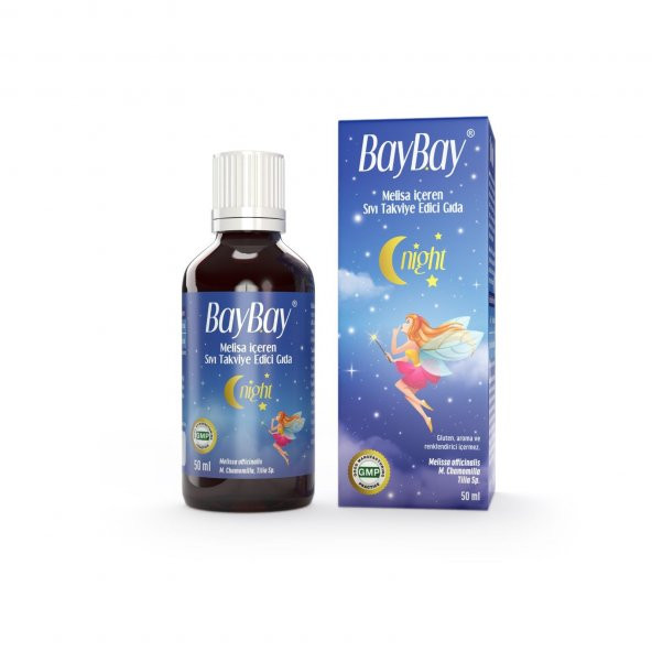 Baybay Night Melisa Papatya İçeren Damla 50 Ml Şişe