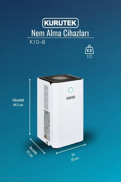 Kurutek KT10B Ev Tipi Nem Alma Cihazı - 4