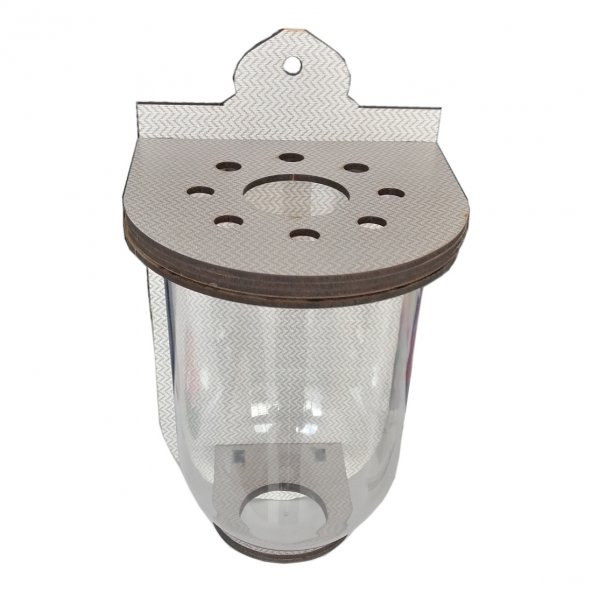 Markapet Betta Balıkları İçin Duvara Asılabilen Fanus Akvaryum 10 x 17 cm - 2