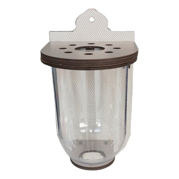 Markapet Betta Balıkları İçin Duvara Asılabilen Fanus Akvaryum 10 x 17 cm - 4