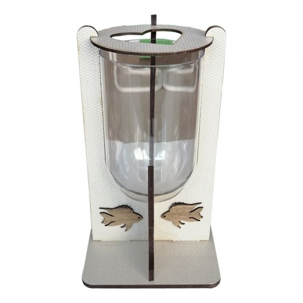 Markapet Betta Balıkları İçin Masa Üstü Fanus Akvaryum 10 X 17 Cm - 2