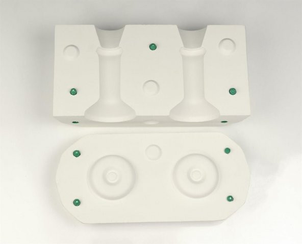 Nargile Lülesi | 2li Batarya Alçı Kalıp - Resim 2