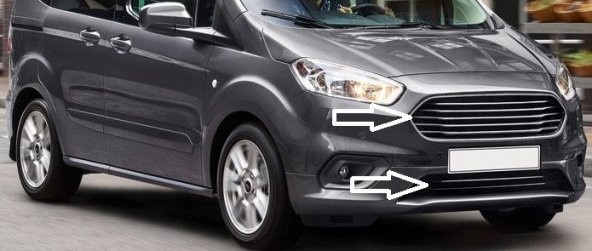 Courier Ön Panjur Krom 7 Parça 2018 + Yeni Kasa - 1