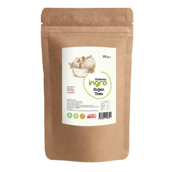 Glutensiz Soğan Tozu 250 gr