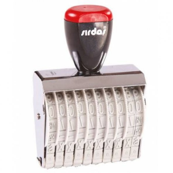 SIRDAŞ NUMARATÖR 9MM 10 HANE 15910 BÜYÜK BOY ÜCRETSİZ KARGO ürün görseli 1