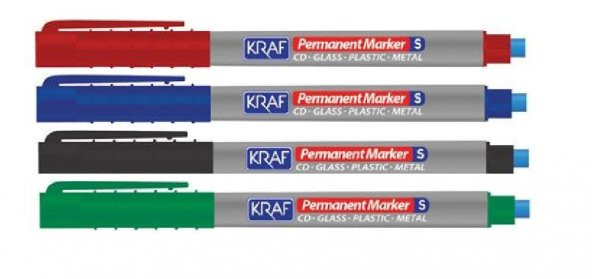 ASETATLI KALEM PERMANENT MARKER 270S SİLGİLİ 4LÜ