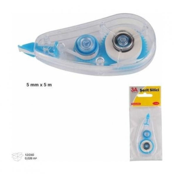 3A ŞERİT SİLİCİ TİPEKS DAKSİL 5mm X 5 METRE - 12Lİ PAKET
