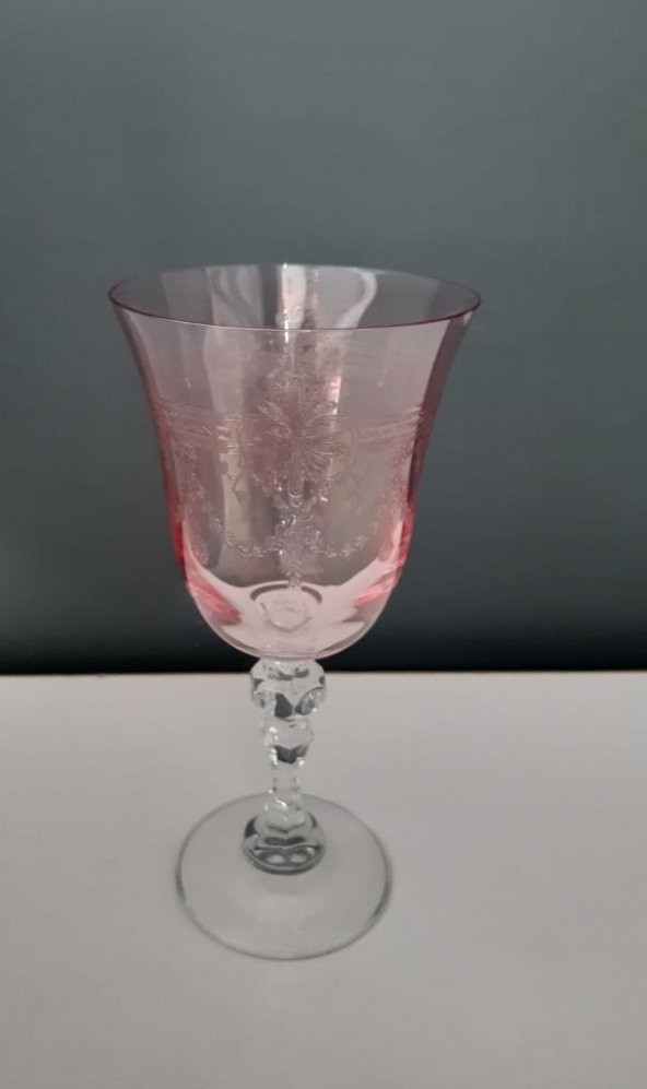 Decorium Ayaklı Kadeh Elit Pembe