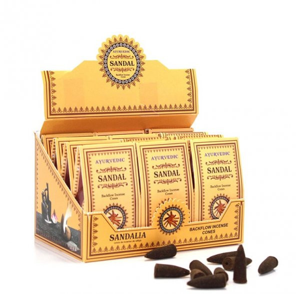 Ayurvedic Konik ( Geri Akış ) Tütsü Sandal Aromalı