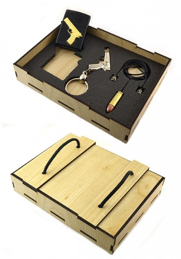 Tabanca Rölyefli Hediye Seti (3 lü) - 3