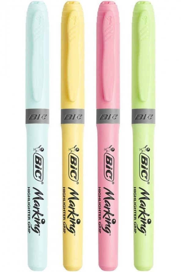 Fosforlu Kalem Brite Liner Pastel 4 Renk - 3