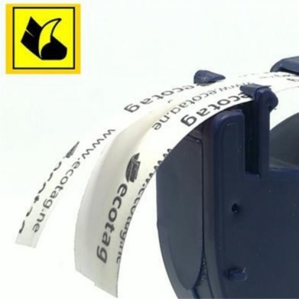 Letratag Şerit Plastik 12mmx4 Mt Beyaz 91201 - Resim 4