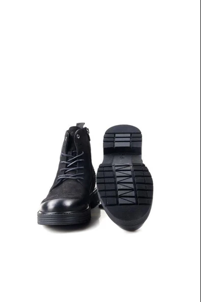 Pierre Cardin 77650 Erkek Hakiki Deri Casual Bot - Resim 5