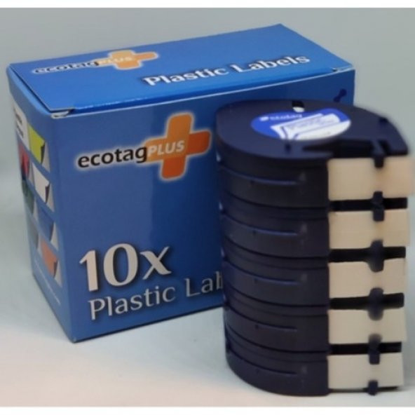 Dymo Letratag Muadili Thermal Plastik Şerit Etiket Gri 10lu