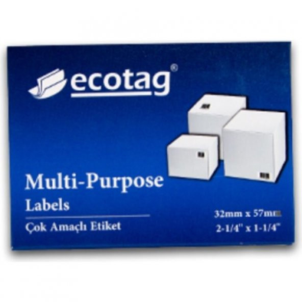 Dymo Lw Etiket Muadili Etiket 32 Mm X 57 Mm - 1000 Ad - Beyaz - 2