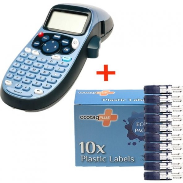 Dymo Letratag Etiket Yazıcısı Ve Plastik Şerit Etiket Şeffaf 10 Lu - 2