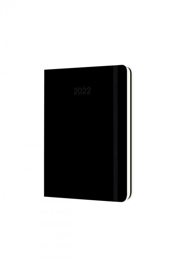 9x14cm Pronot Flexy Haftalık Ajanda - Night Black 2022 Yeni - 2