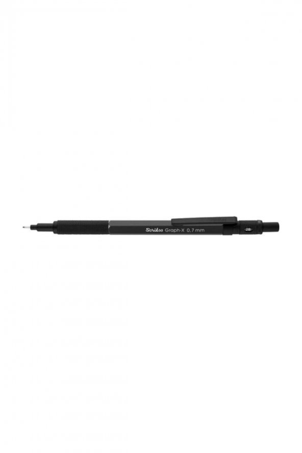 Graph-x Metal Versatil Kalem 0.7 Mm Mat Siyah - 3