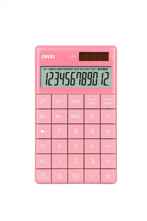 X-400 Pembe Renk Sınırlı Üretim Özel Seri Hesap Makinası