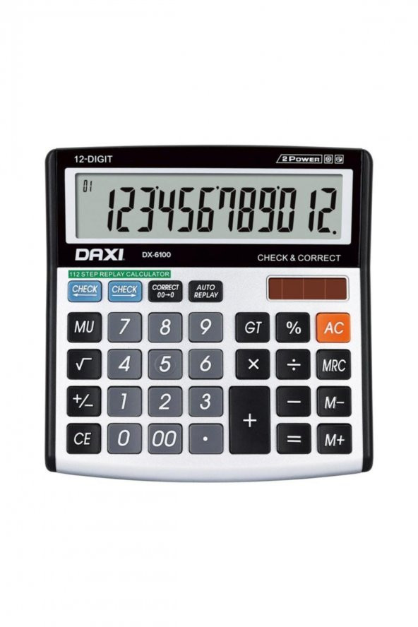 Dx-6100 12 Haneli Hesap Makinesi - Resim 2