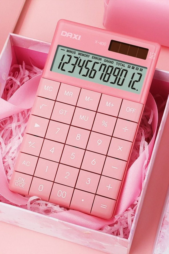 X-400 Pembe Renk , Sınırlı Üretim Hesap Makinesi - 2