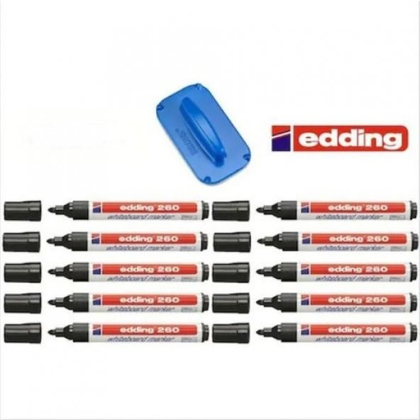 Edding 260 Silinebilir Yazı Tahtası Kalemi Seti Board Marker