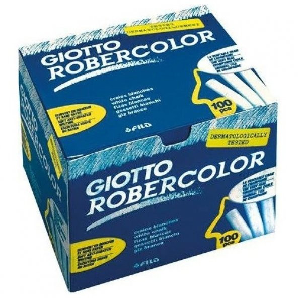 GİOTTO ROBERCOLOR TEBEŞİR BEYAZ 100LÜ KUTU ÜCRETSİZ KARGO