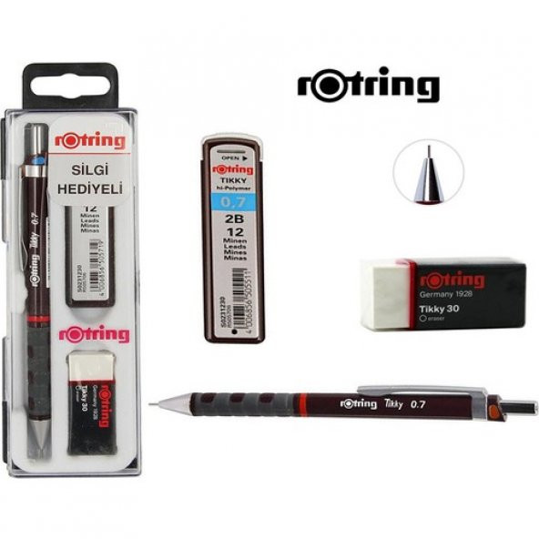 Rotring Tikky Versatil Okul Seti 05 - 07 mm Farklı Renkler