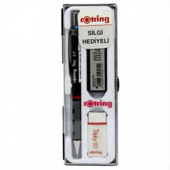 ROTRİNG Tikky 0.7 Kalem + Uç + Silgi Set ÜCRETSİZ KARGO