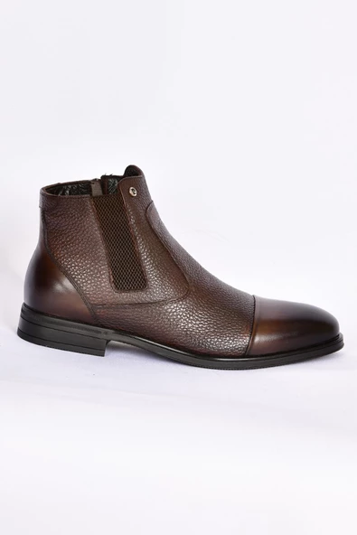 Pierre Cardin 11925251 Erkek Kahverengi Deri Bot - 1