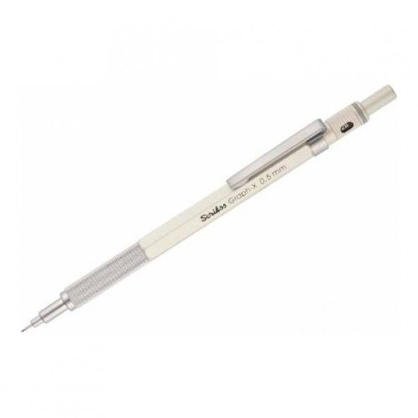 Scrikss Graph X Versatil Kalem Metal 0.5 MM Beyaz