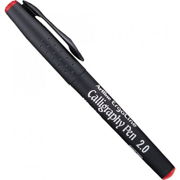 ARTLINE KALİGRAFİ KALEMİ KIRMIZI 2.0MM KESİK UÇLU ERGOLINE 242 TEK ADET FİYATIDIR