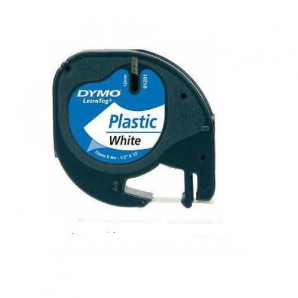 DYMO LETRATAG PLASTİK ETİKET BEYAZ 59422 ÜCRETSİZ KARGO