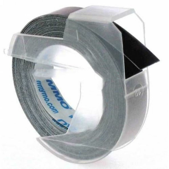 DYMO KABARTMA ŞERİT ETİKET SİYAH 9MM X 3M ÜCRETSİZ KARGO ürün görseli