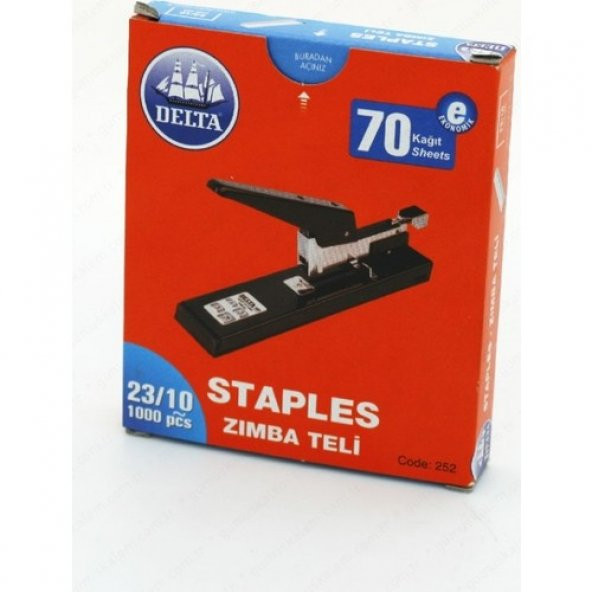 DELTA 23/10 Zımba Teli Beyaz - 1000lik -1 KUTU