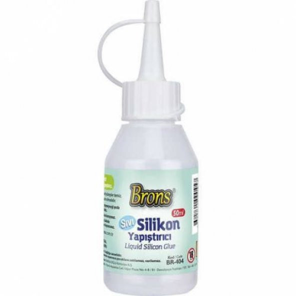 BRONS SIVI SİLİKON YAPIŞTIRICI 50 ML. BR-404 ÜCRETSİZ KARGO