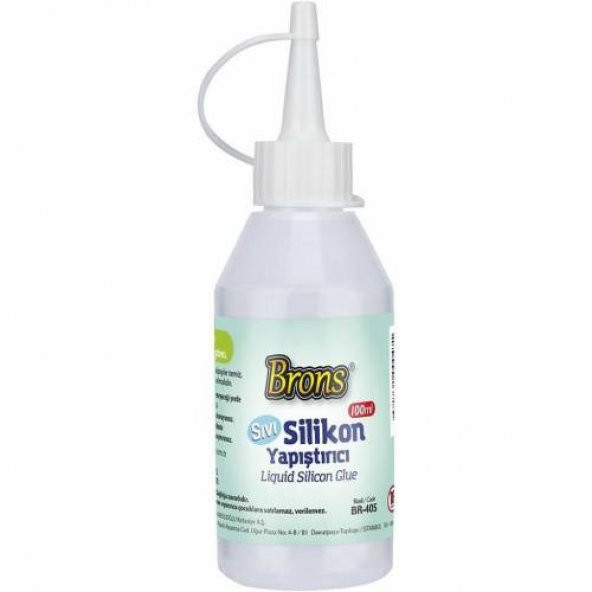 BRONS SIVI SİLİKON YAPIŞTIRICI 100 ML. BR-405 ÜCRETSİZ KARGO