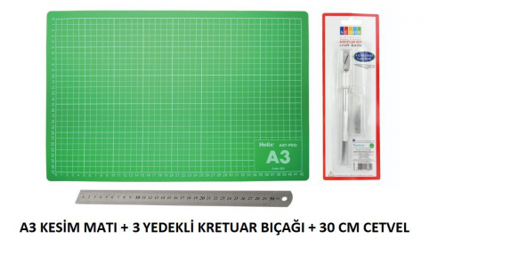 MAPED PROFESYONEL KESİM MATI KESİM ALTLIĞI SET A3 45X30 CM