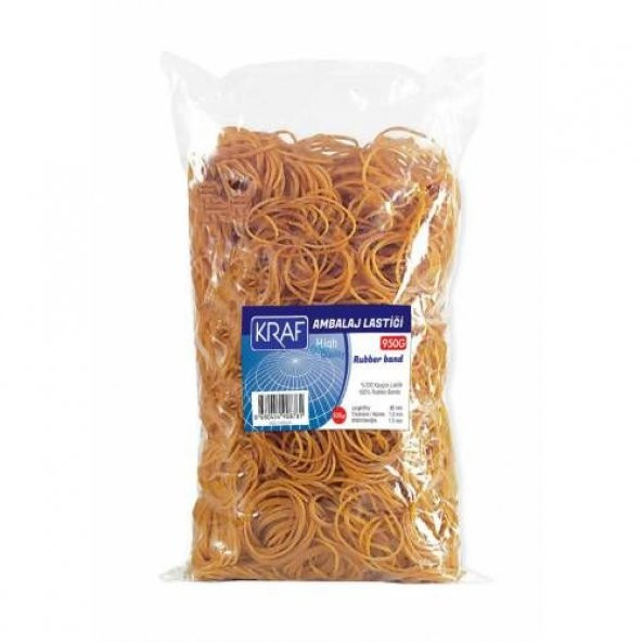 KRAF AMBALAJ LASTİĞİ 100 KAUÇUK 500GR 950G