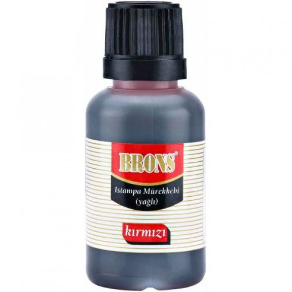 ISTAMPA MÜREKKEBİ 30CC KIRMIZI